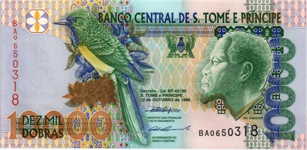 САН-ТОМЕ И ПРИНСИПИ 10000 ДОБР мини 1
