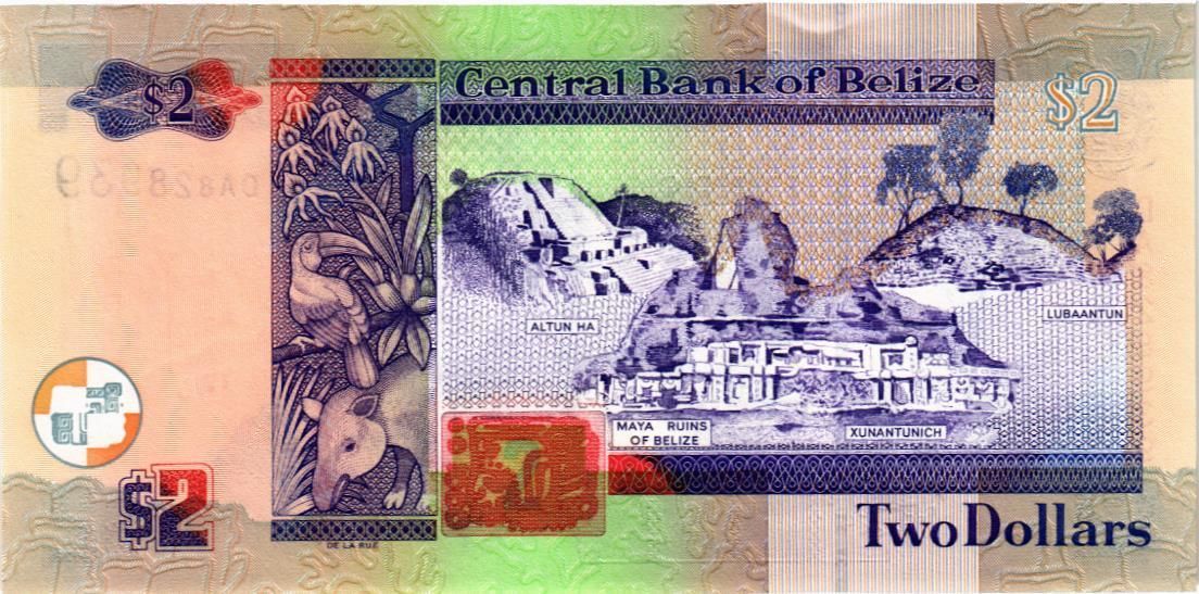 БЕЛИЗ 2 ДОЛЛАРА мини 2