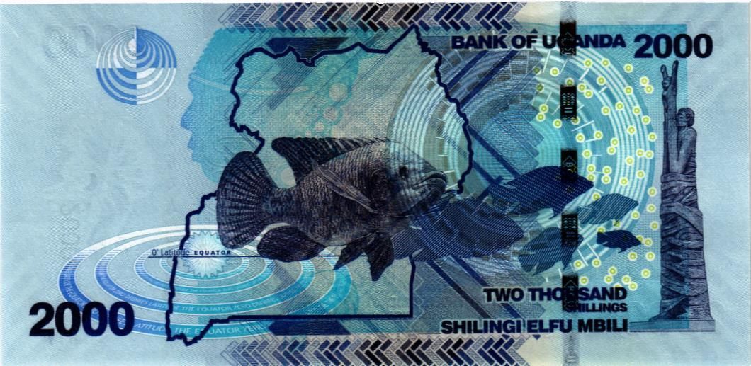УГАНДА 2000 ШИЛЛИНГОВ мини 2