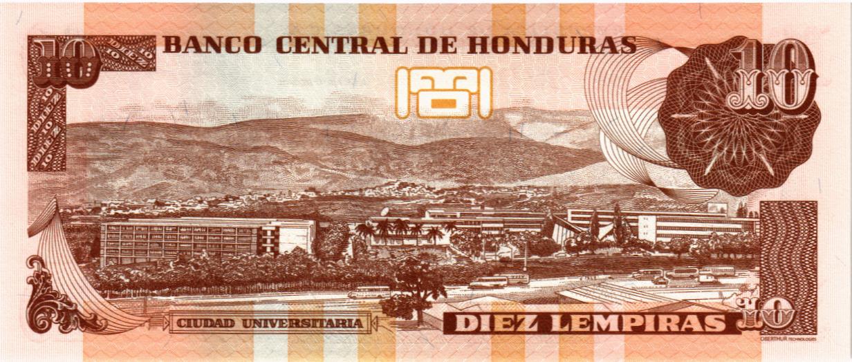 ГОНДУРАС 10 ЛЕМПИР мини 2