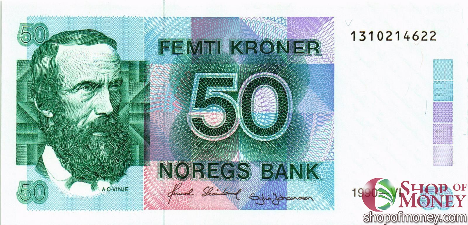 НОРВЕГИЯ 50 КРОН мини 1