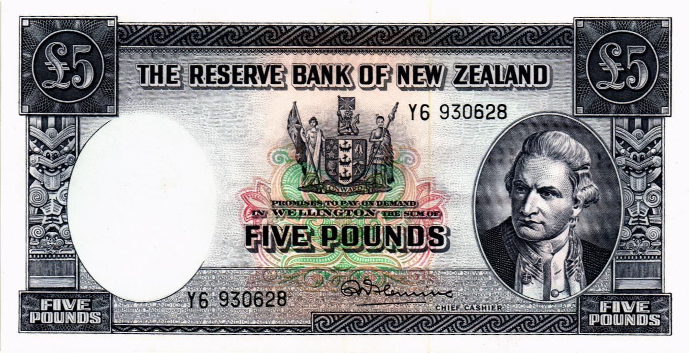 НОВАЯ ЗЕЛАНДИЯ 5 ФУНТОВ мини 1