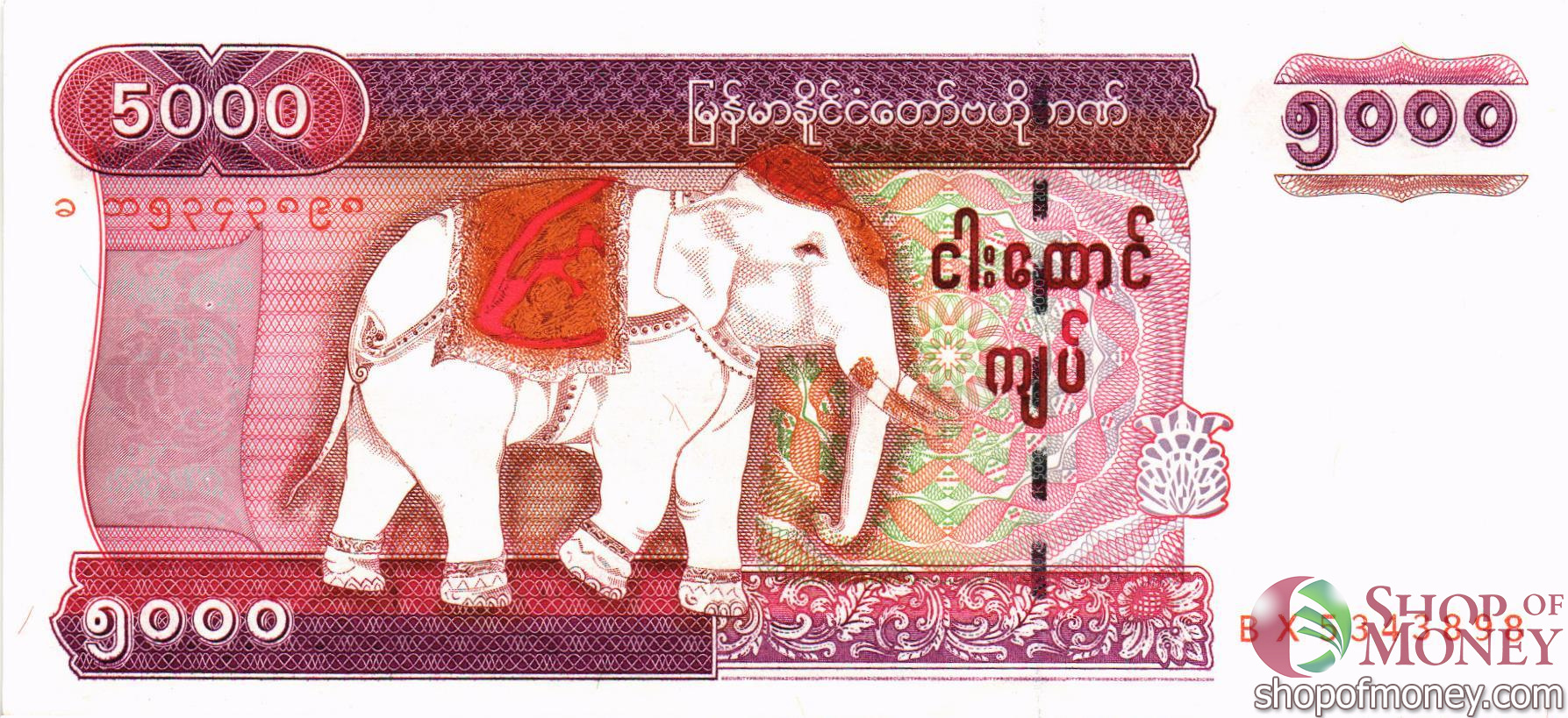 МЬЯНМА 5000 КЬЯТ мини 1