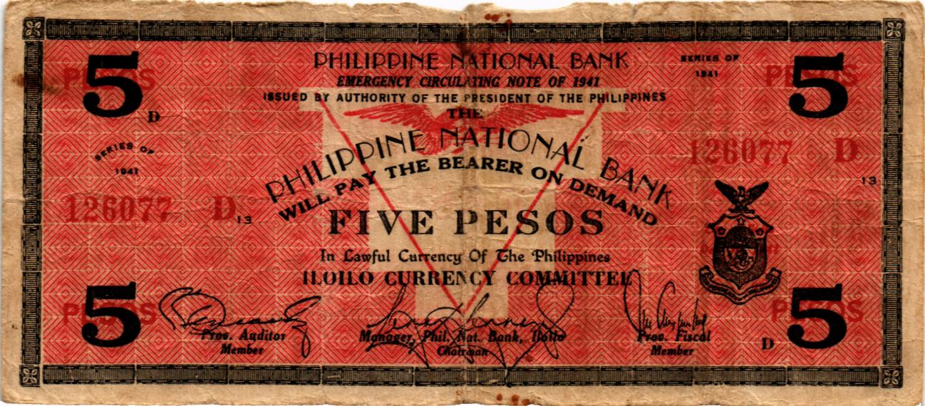 ФИЛИППИНЫ 5 ПЕСО (D) (N84)