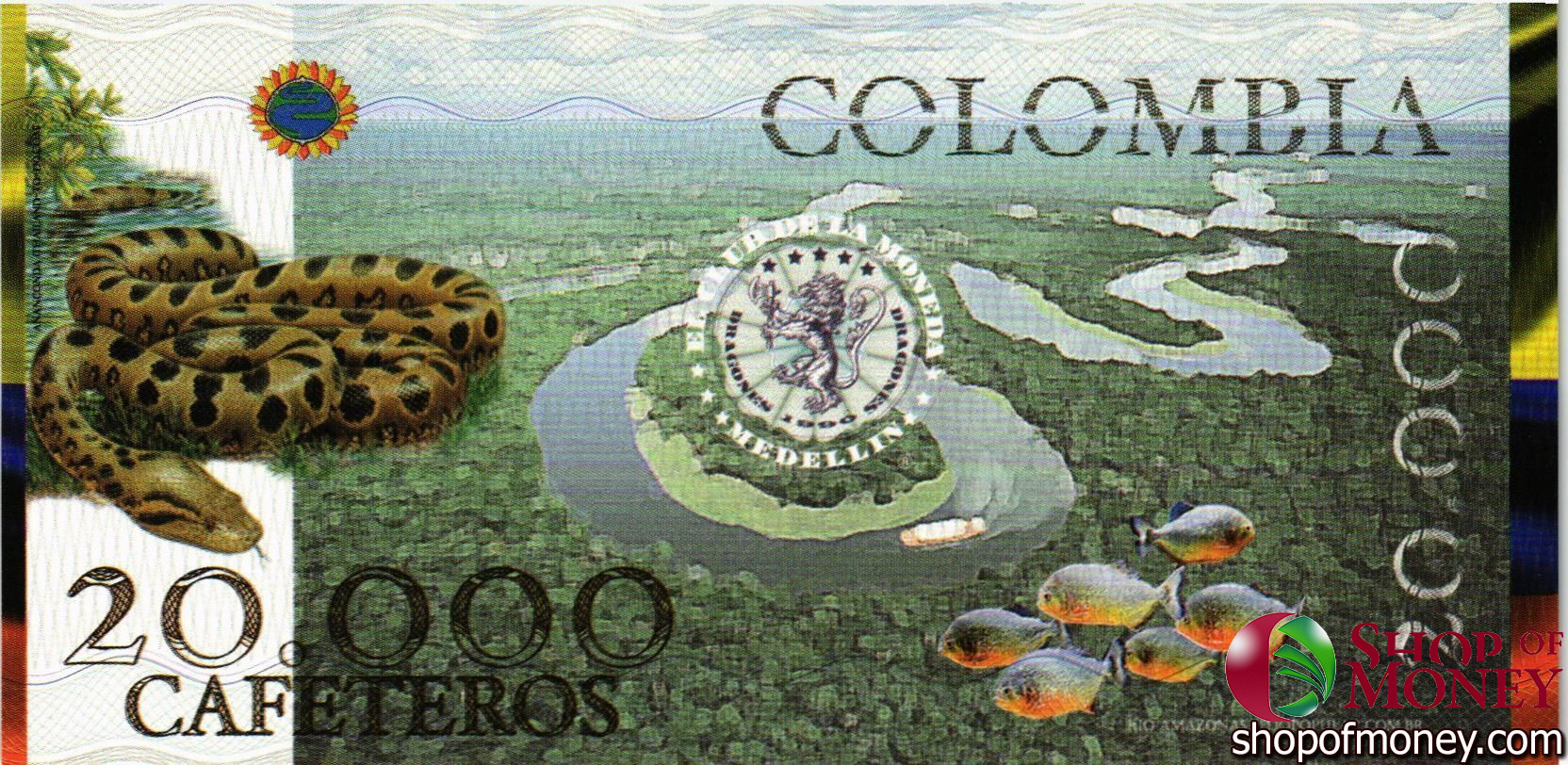 КОЛУМБИЯ КАФЕТЕРОС (КОНКУРС ДИЗАЙНА БАНКНОТ) мини 8