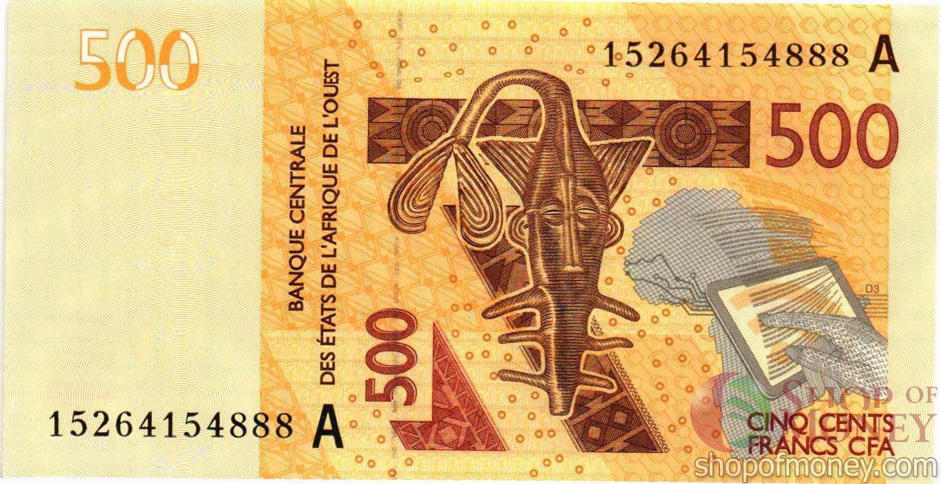 КОТ-Д'ИВУАР 500 ФРАНКОВ