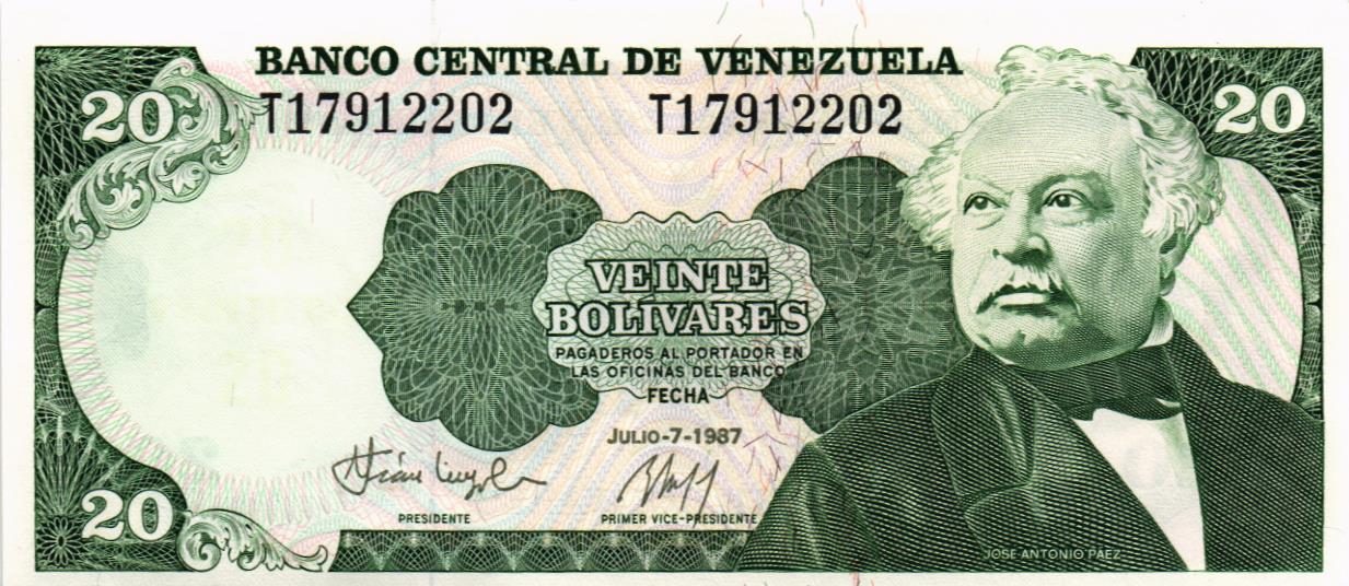 ВЕНЕСУЭЛА 20 БОЛИВАР мини 1