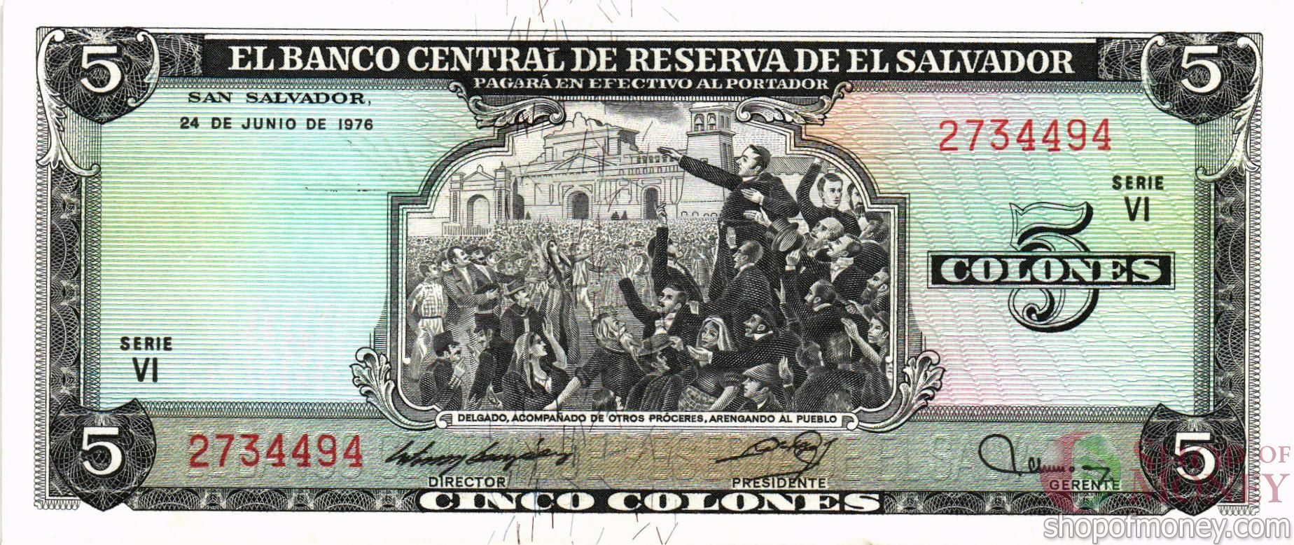 САЛЬВАДОР 5 КОЛОН