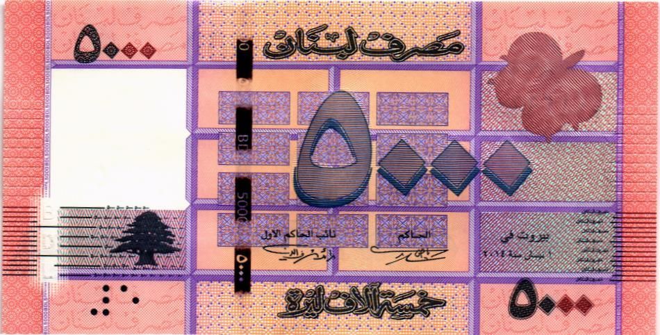 ЛИВАН 5000 ЛИВРОВ мини 1