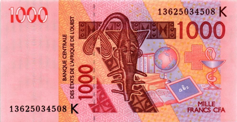 WAS - СЕНЕГАЛ 1000 ФРАНКОВ (K)