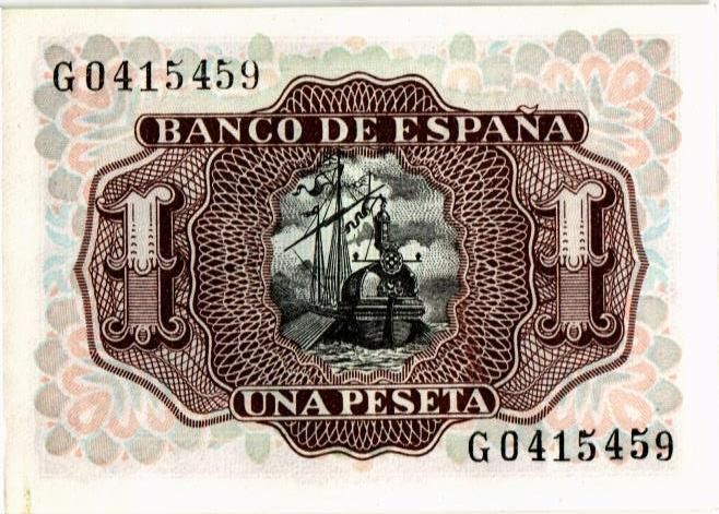 ИСПАНИЯ 1 ПЕСЕТА мини 2