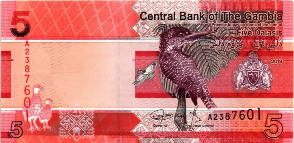 ГАМБИЯ 5 ДАЛАСИ мини 1