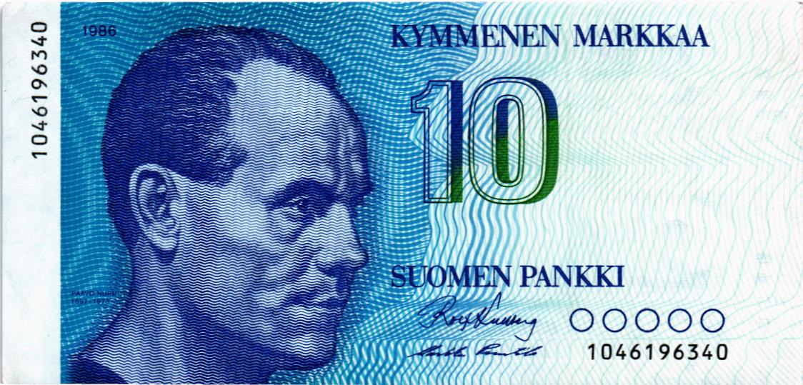 ФИНЛЯНДИЯ 10 МАРОК