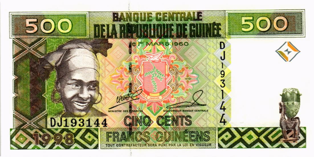 ГВИНЕЯ 500 ФРАНКОВ