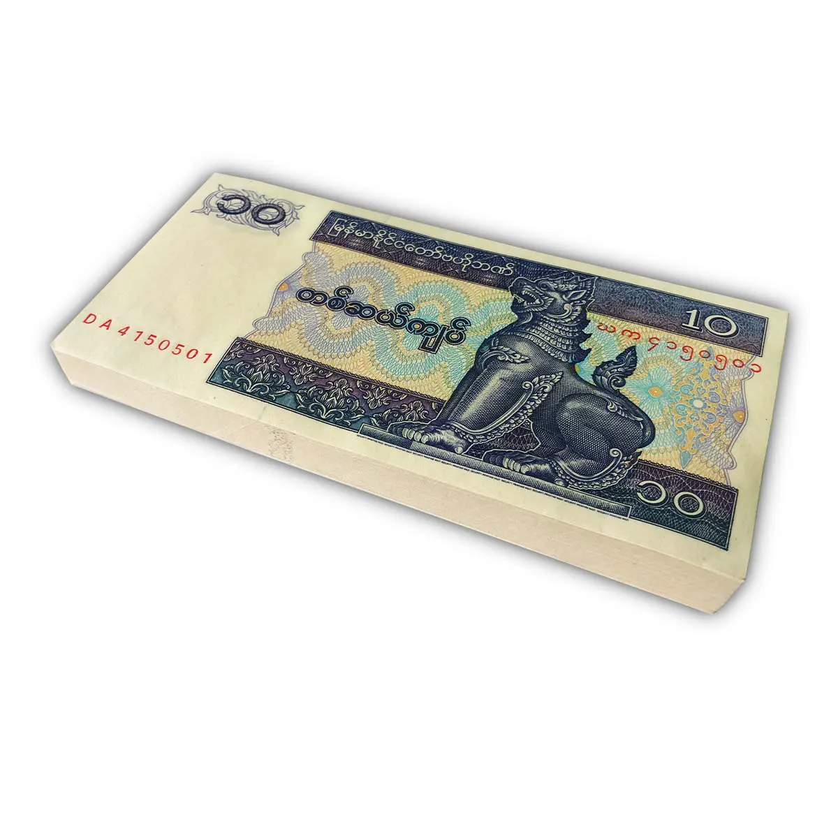 МЬЯНМА 10 КЬЯТ (100 БАНКНОТ) мини 1
