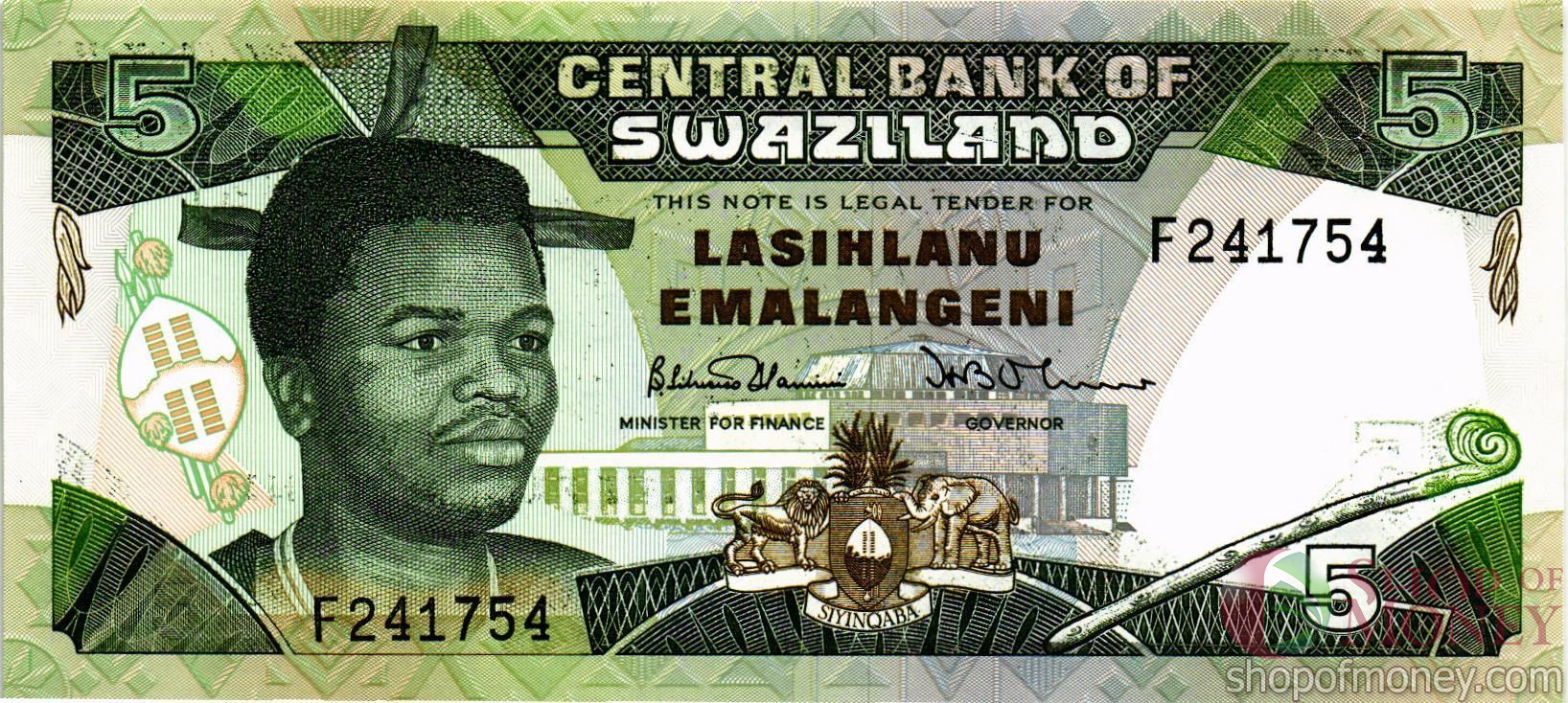 СВАЗИЛЕНД 5 ЭМАЛАНГЕНИ