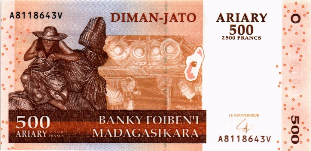 МАДАГАСКАР 500 АРИАРИ мини 1