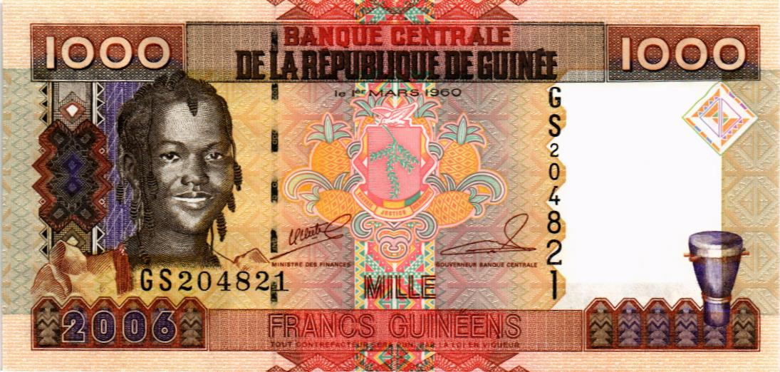ГВИНЕЯ 1000 ФРАНКОВ