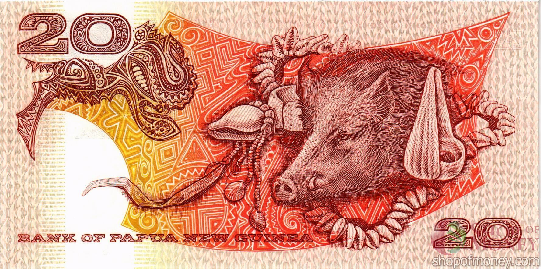 ПАПУА-НОВАЯ ГВИНЕЯ 20 КИНА мини 2