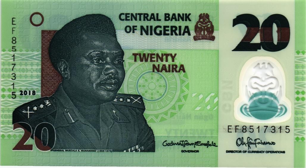 НИГЕРИЯ 20 НАЙРА мини 1