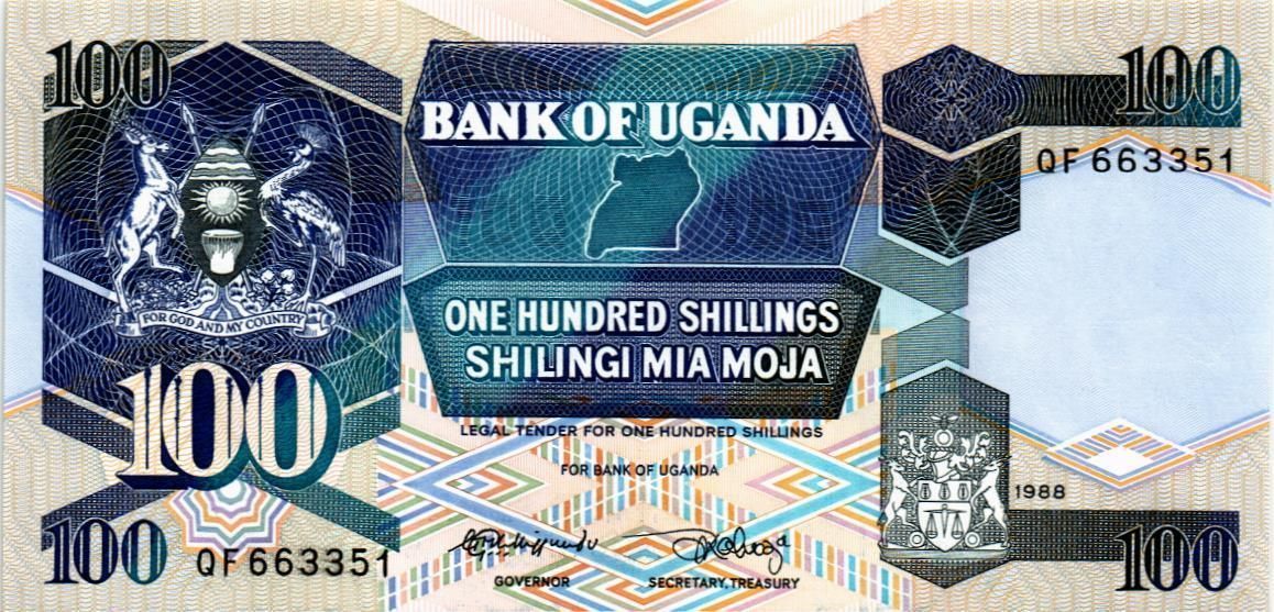 УГАНДА 100 ШИЛЛИНГОВ
