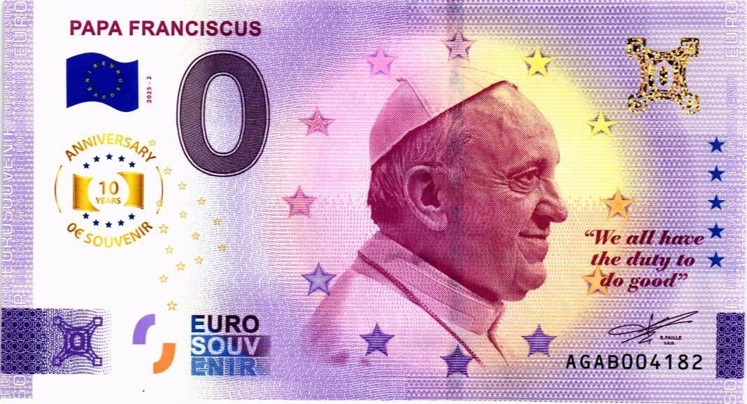 PAPA FRANCISCUS 0 ЕВРО мини 1