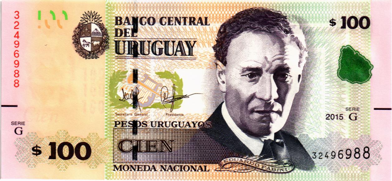 УРУГВАЙ 100 ПЕСО мини 1
