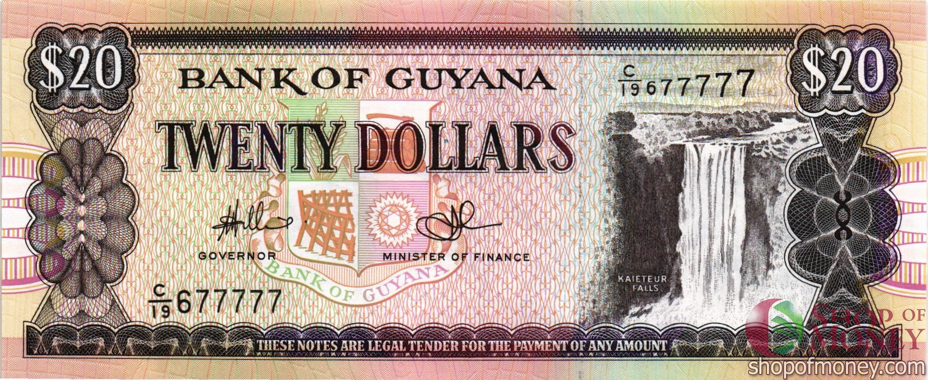 ГАЙАНА 20 ДОЛЛАРОВ #C/19 677777