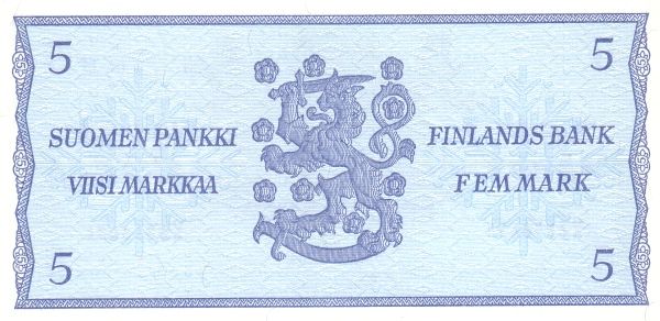 ФИНЛЯНДИЯ 5 МАРОК (Litt. B) мини 2