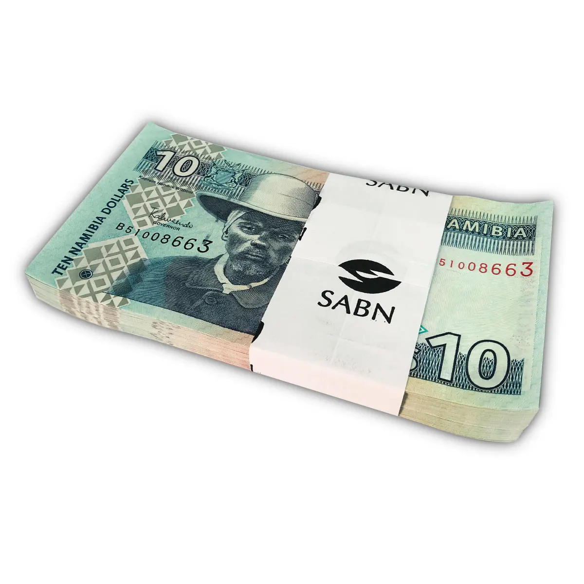 НАМИБИЯ 10 ДОЛЛАРОВ (100 БАНКНОТ)