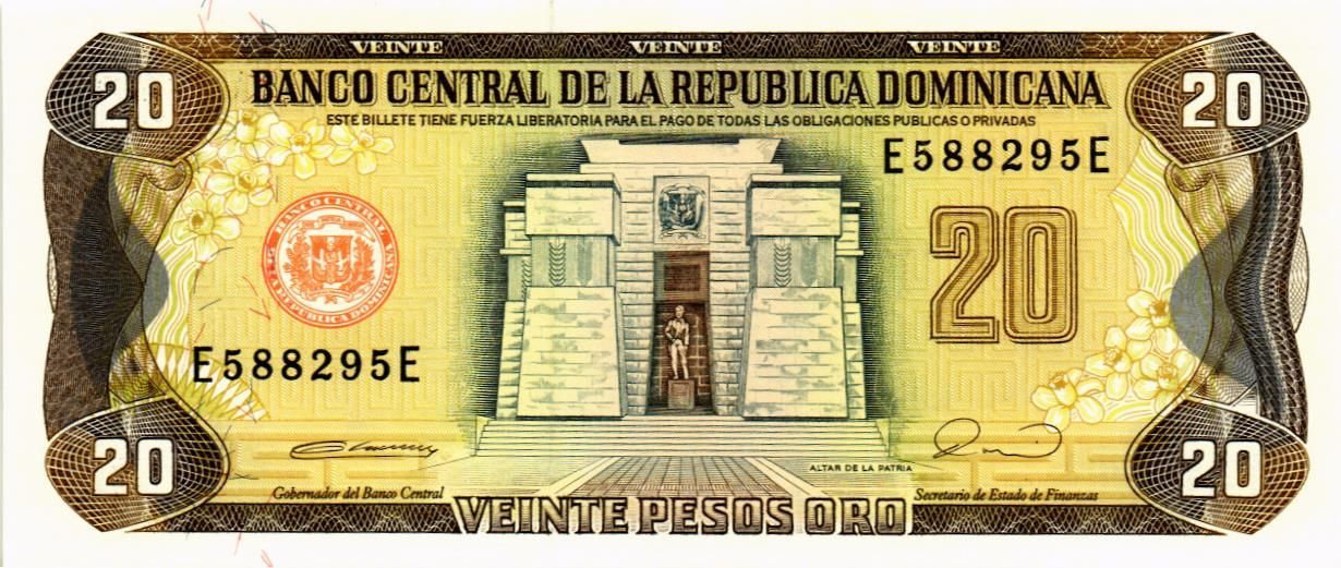ДОМИНИКАНСКАЯ РЕСПУБЛИКА 20 ПЕСО