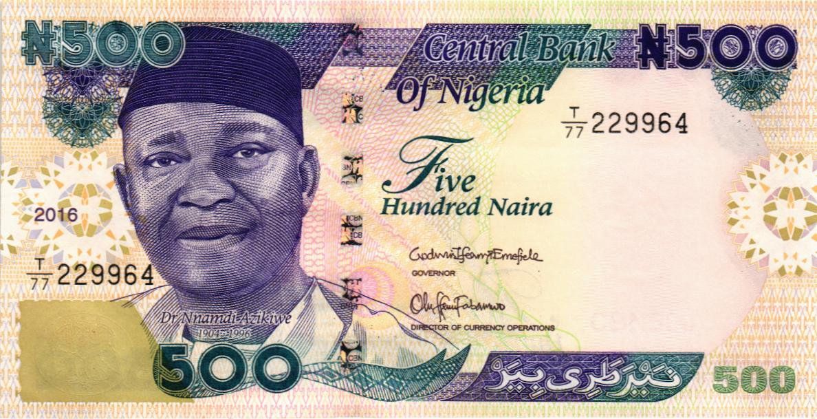 НИГЕРИЯ 500 НАЙРА