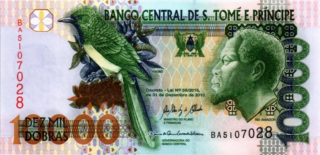 САН-ТОМЕ И ПРИНСИПИ 10000 ДОБР мини 1