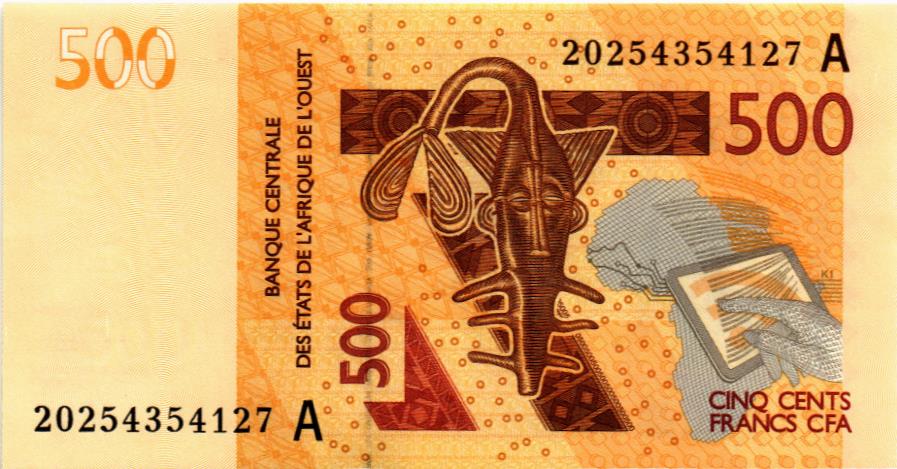 WAS - КОТ-Д'ИВУАР 500 ФРАНКОВ (A)