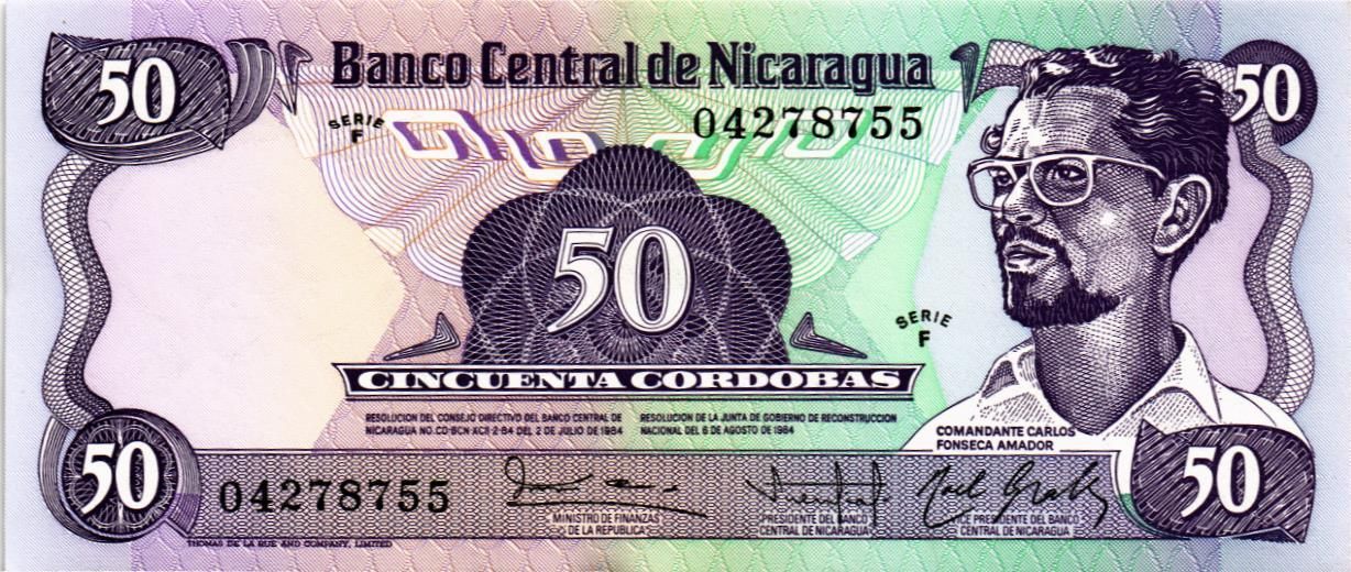 НИКАРАГУА 50 КОРДОБА