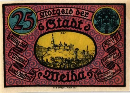 ГЕРМАНИЯ 25 ПФЕННИГОВ (НОТГЕЛЬД) мини 1