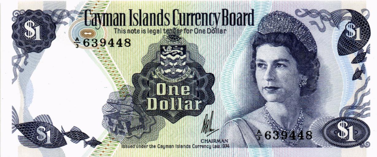 КАЙМАНОВЫ ОСТРОВА 1 ДОЛЛАР мини 1