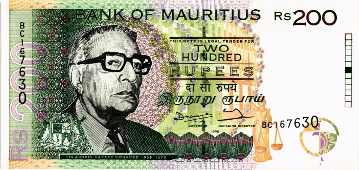 МАВРИКИЙ 200 РУПИЙ мини 1