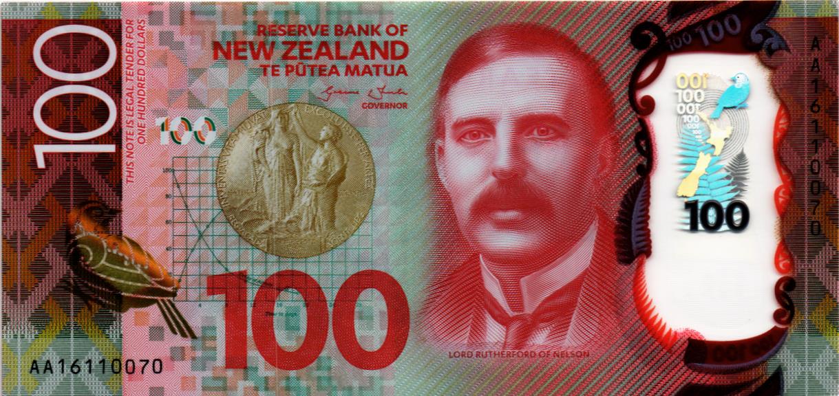 НОВАЯ ЗЕЛАНДИЯ 100 ДОЛЛАРОВ (СЕРИЯ -AA-) мини 1