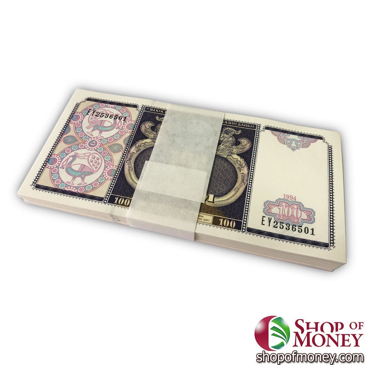 УЗБЕКИСТАН 100 СУМ (100 БАНКНОТ)