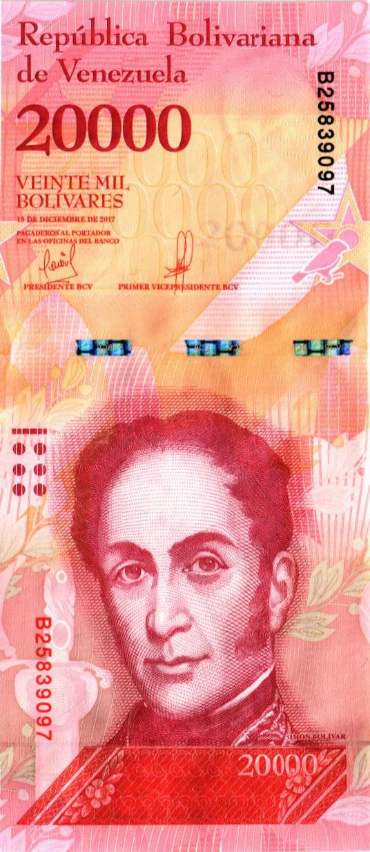 ВЕНЕСУЭЛА 20000 БОЛИВАР