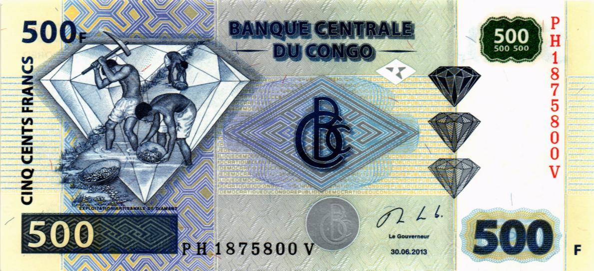 КОНГО ДР 500 ФРАНКОВ