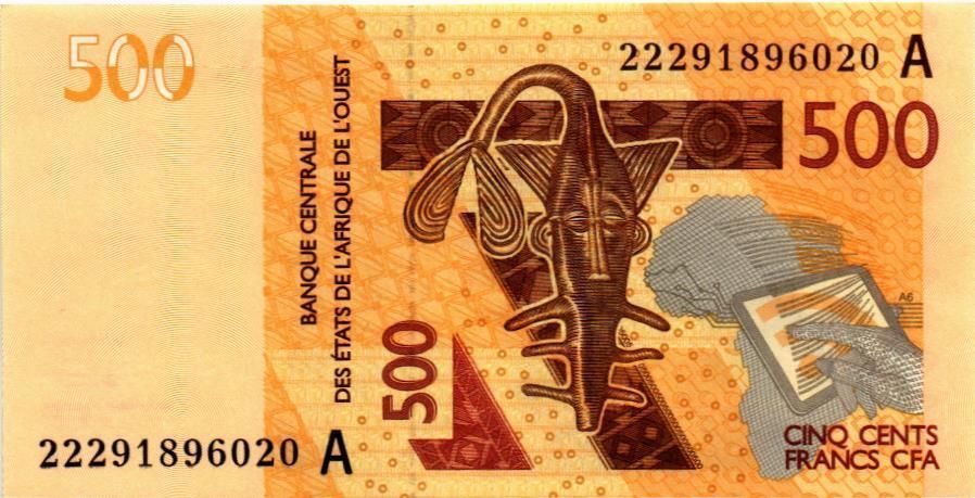 WAS - КОТ-Д'ИВУАР 500 ФРАНКОВ (A) мини 1