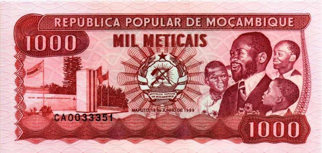 МОЗАМБИК 1000 МЕТИКАЛЬ