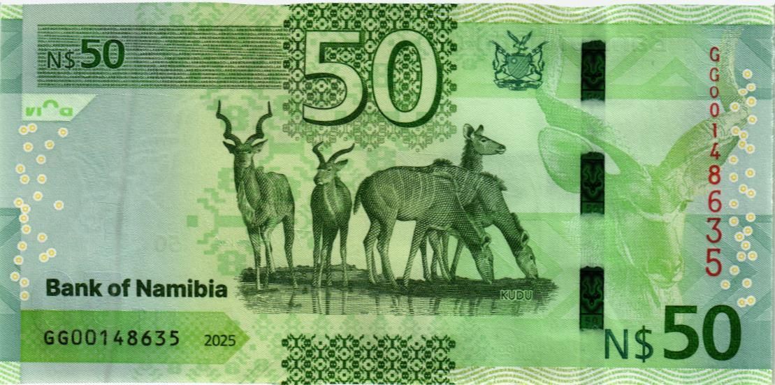 НАМИБИЯ 50 ДОЛЛАРОВ мини 2
