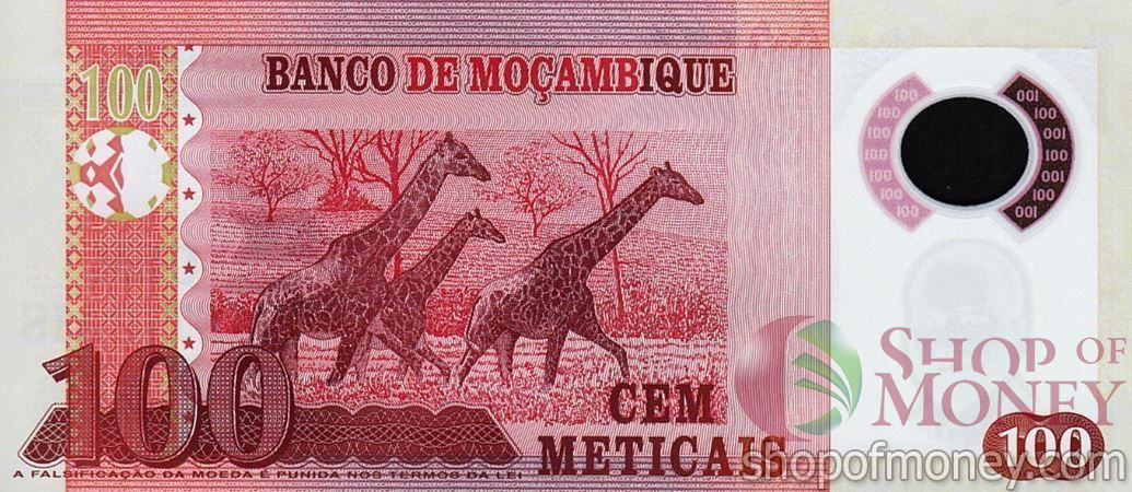 МОЗАМБИК 100 МЕТИКАЛЬ мини 2