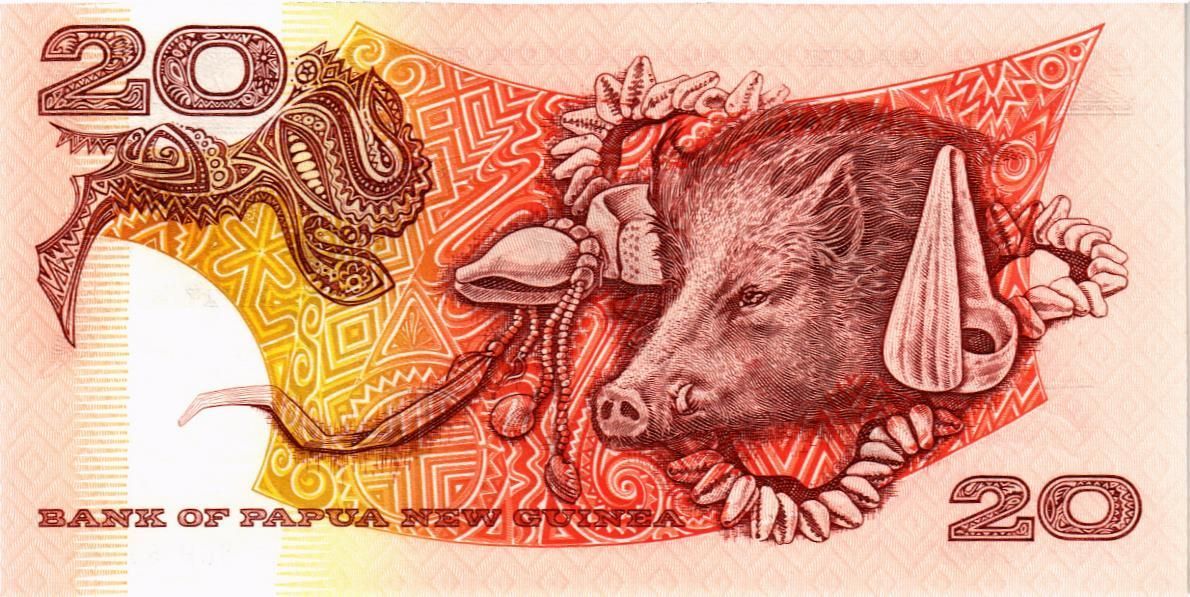 ПАПУА-НОВАЯ ГВИНЕЯ 20 КИНА мини 2