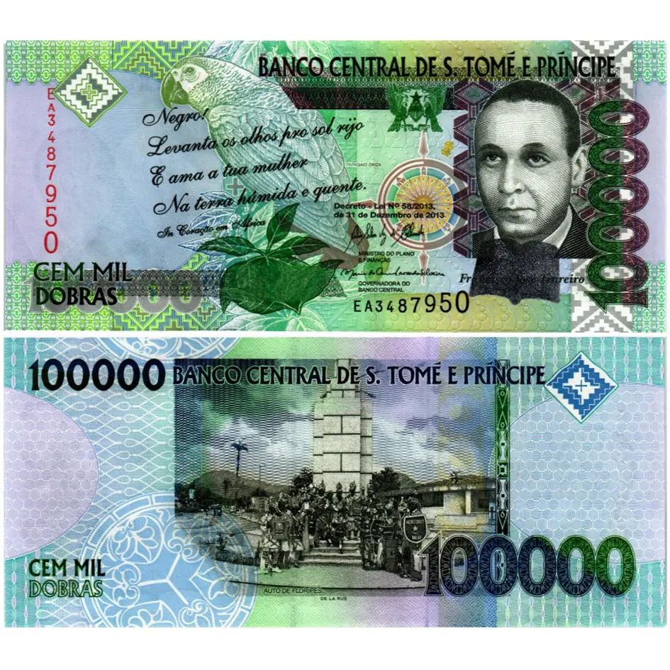 САН-ТОМЕ И ПРИНСИПИ НАБОР 5000-10000-20000-50000-100000 ДОБР мини 3