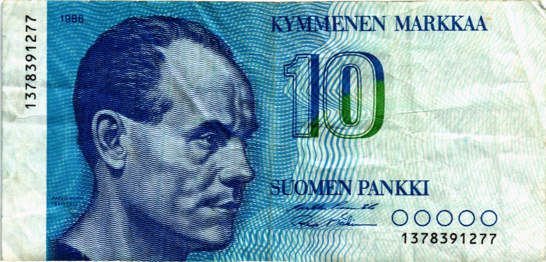 ФИНЛЯНДИЯ 10 МАРОК