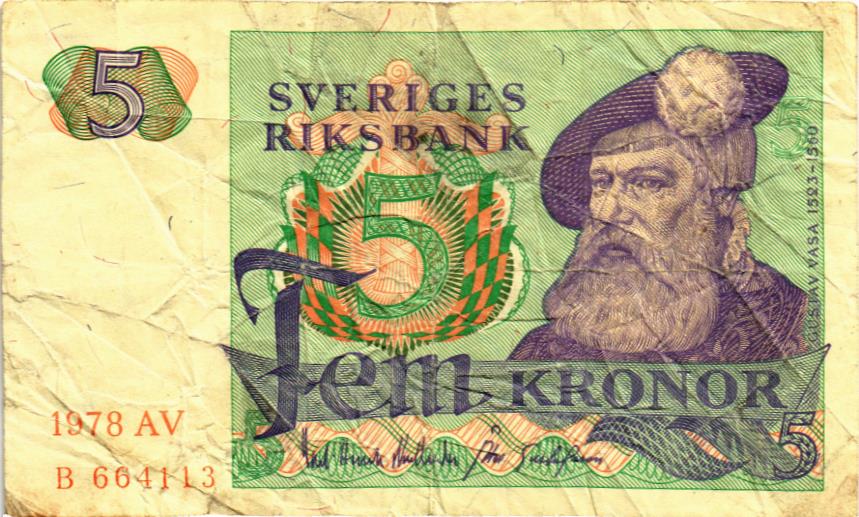 ШВЕЦИЯ 5 КРОН